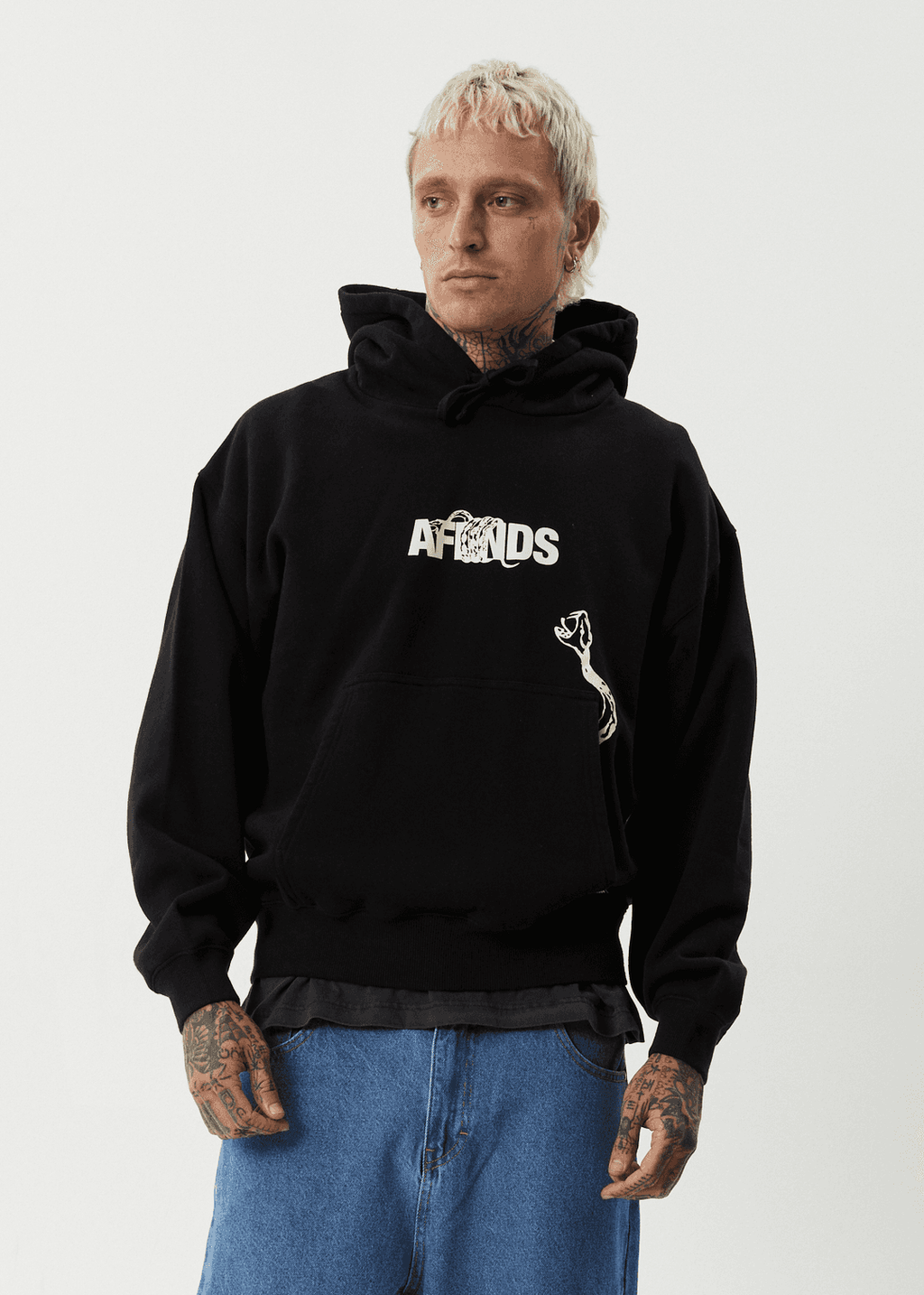 AFENDS Tread Boxy Hoodie