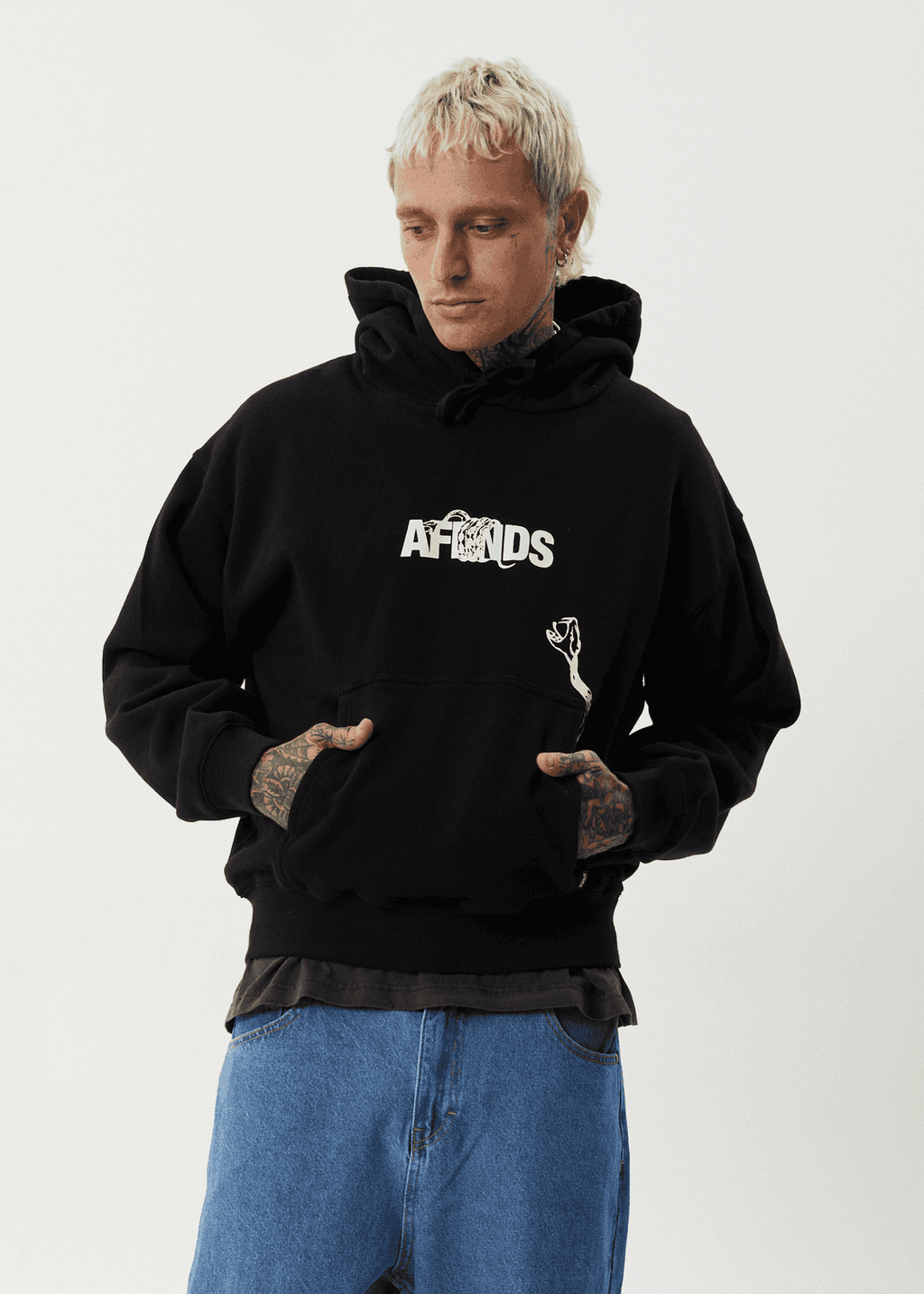AFENDS Tread Boxy Hoodie