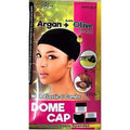 Murry Collection Dome Cap M4003BLK - Secure & Breathable Base for Wig Making & Protective Styles (Black, Stretch Fit)