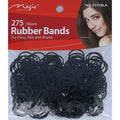 Magic Collection Rubber Bands No.2751BLA Strong, Damage-Free Hold for All Hair Types Multi-Pack