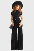 Killstar Maleficum Tiered Wide-Leg Trousers - Size 8 & 14 left only