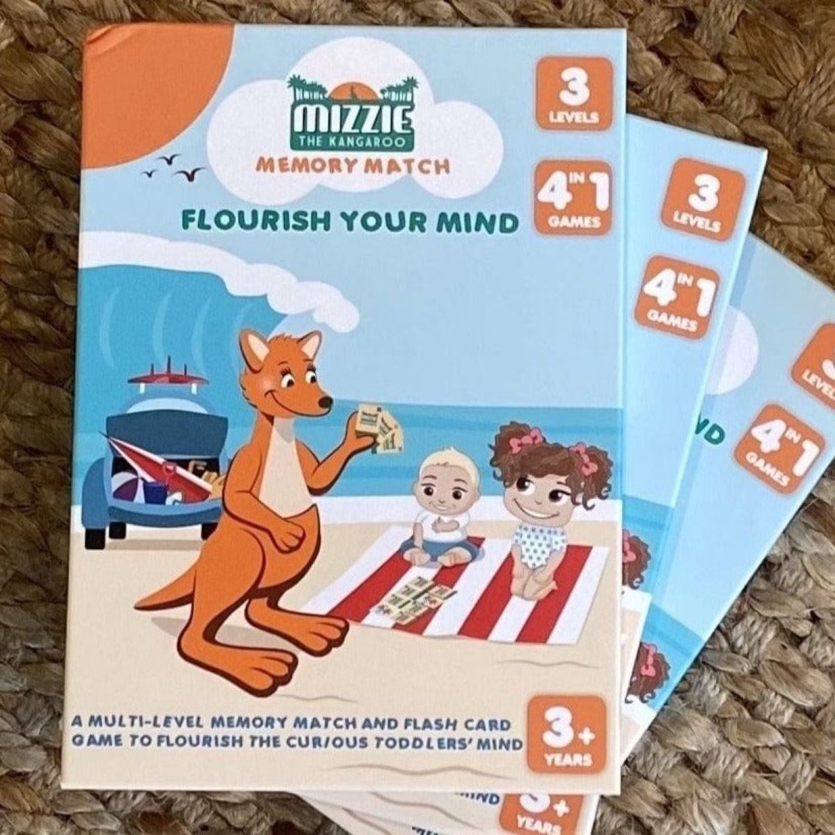 Mizzie the Kangaroo Mizzie Memory Match Cards
