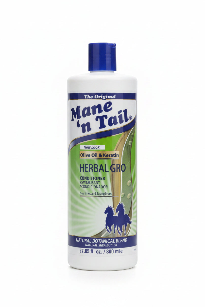 Mane N Tail Herbal Gro Conditioner Strengthens, Nourishes & Promotes Healthy Hair Growth for All Hair Types 800ml/27.05 oz