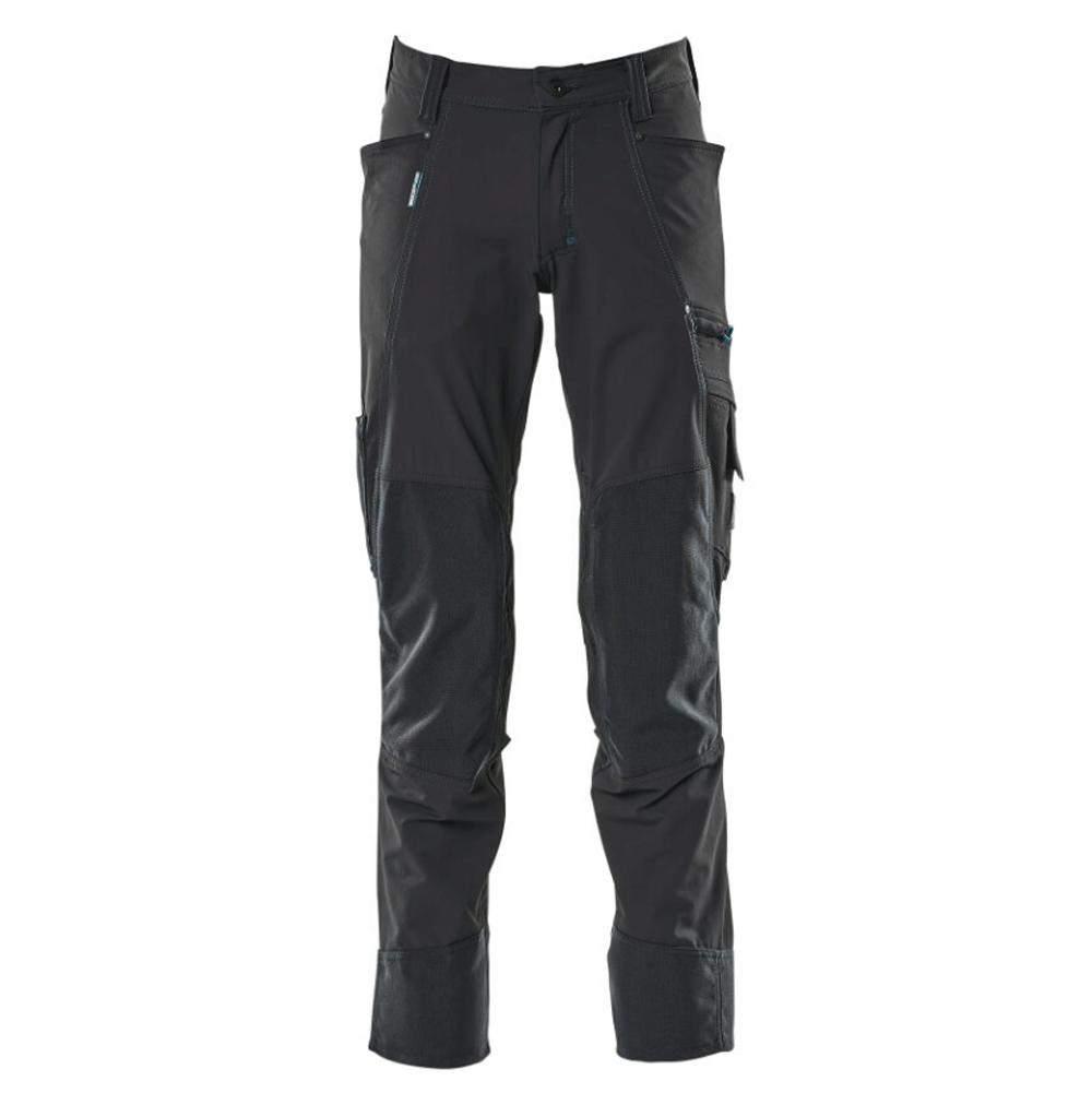 Mascot Advanced 17179 Ultimate Stretch Kneepad Work Trousers Navy Blue