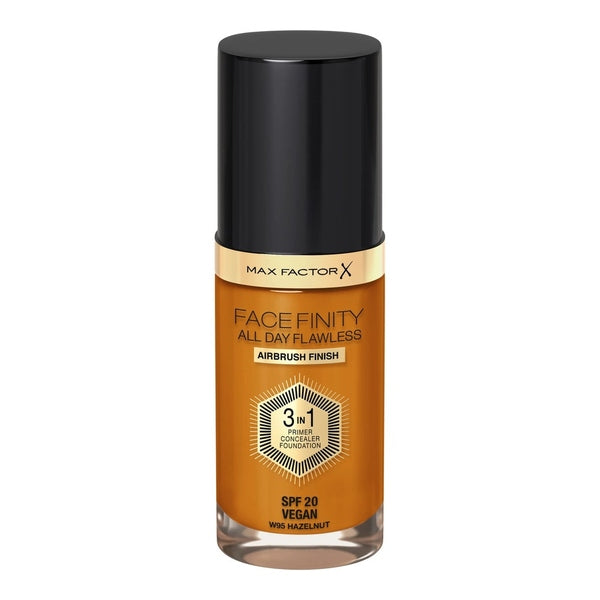 Max Factor Facefinity All Day Flawless 3 in 1 Foundation with Flexi-Hold SPF20 30ml - 95 Tawny