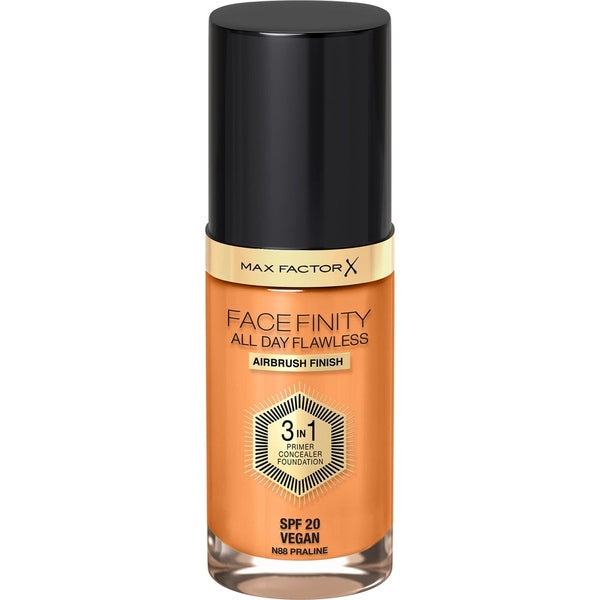 Max Factor Facefinity All Day Flawless 3 in 1 Foundation SPF20 30ml - 88 Praline