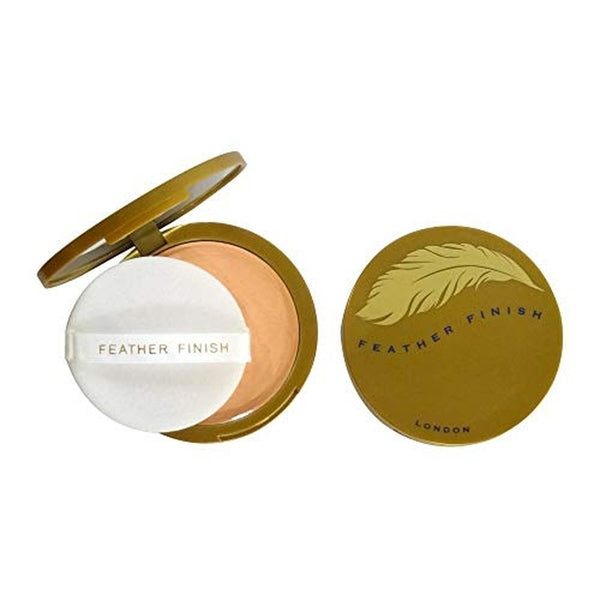 Mayfair Feather Finish Compact Powder with Mirror 10g - 03 Deep Peach