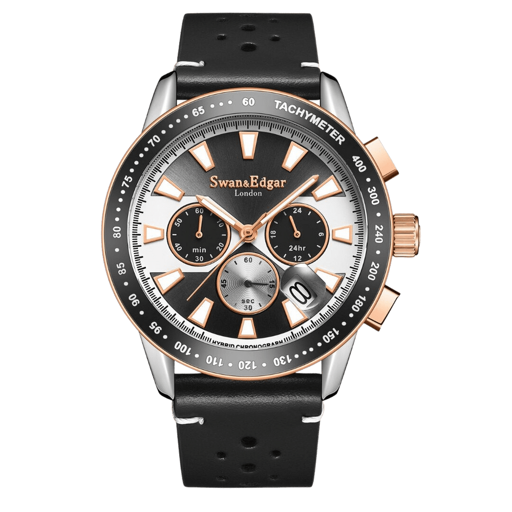 Limited Edition Swan & Edgar Hand Assembled Mechanical Quartz Racer Steel