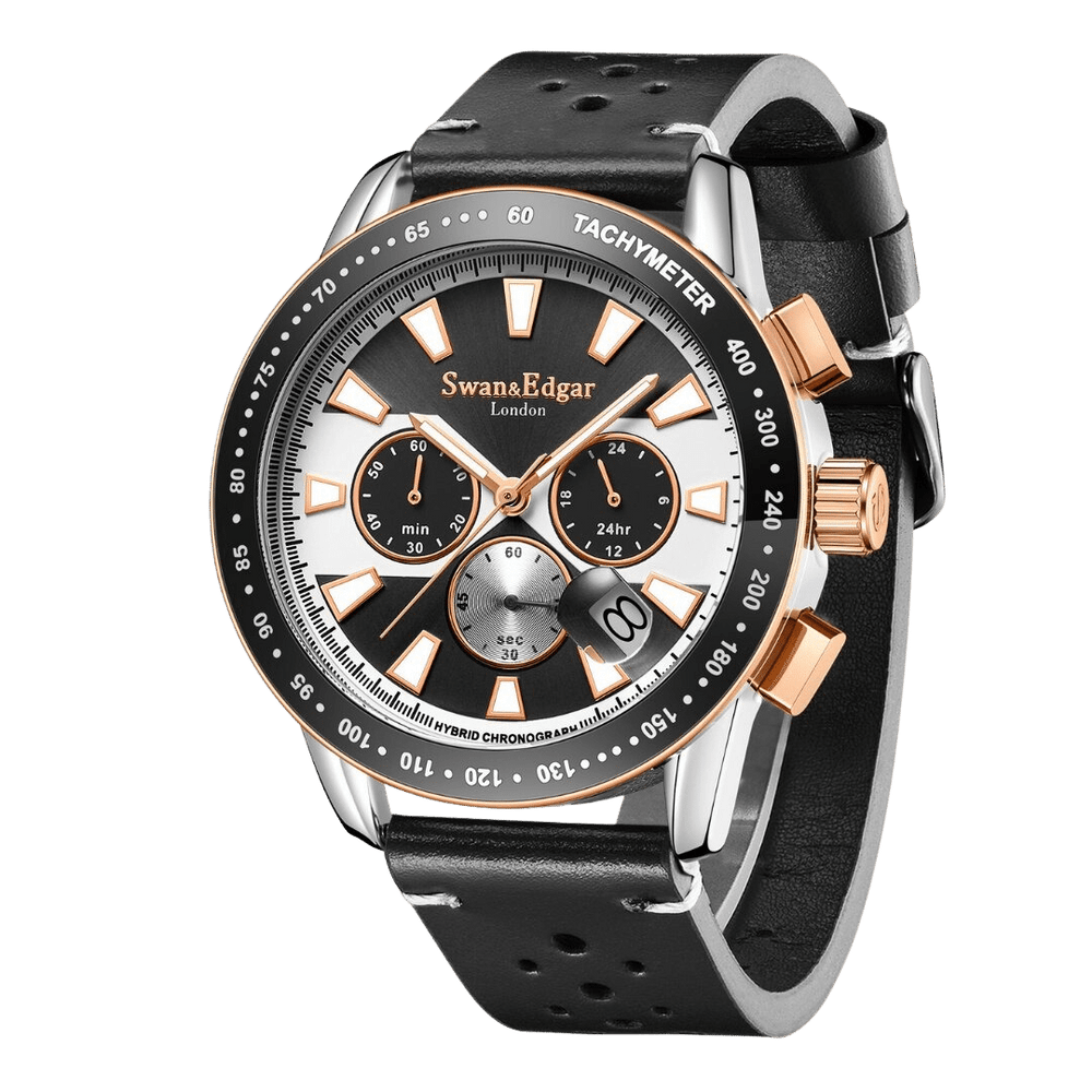 Limited Edition Swan & Edgar Hand Assembled Mechanical Quartz Racer Steel