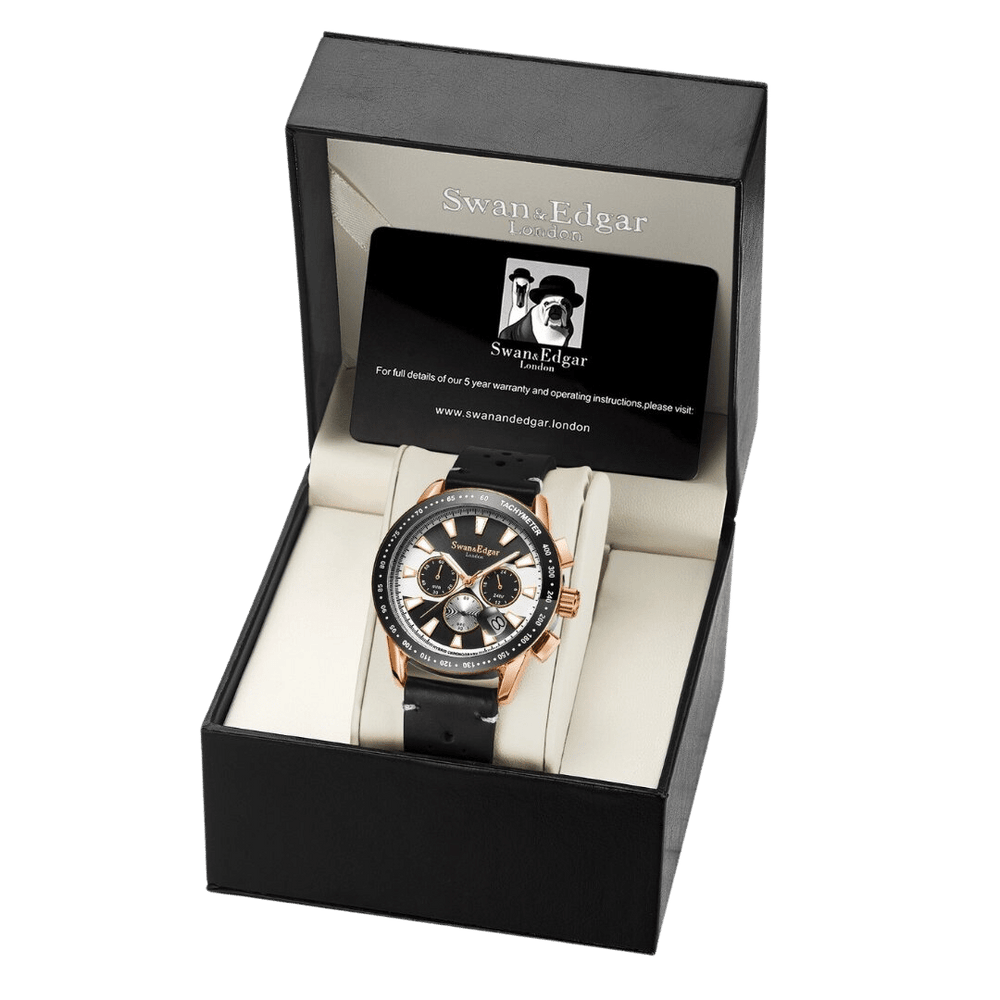 Limited Edition Swan & Edgar Hand Assembled Mechanical Quartz Racer Steel