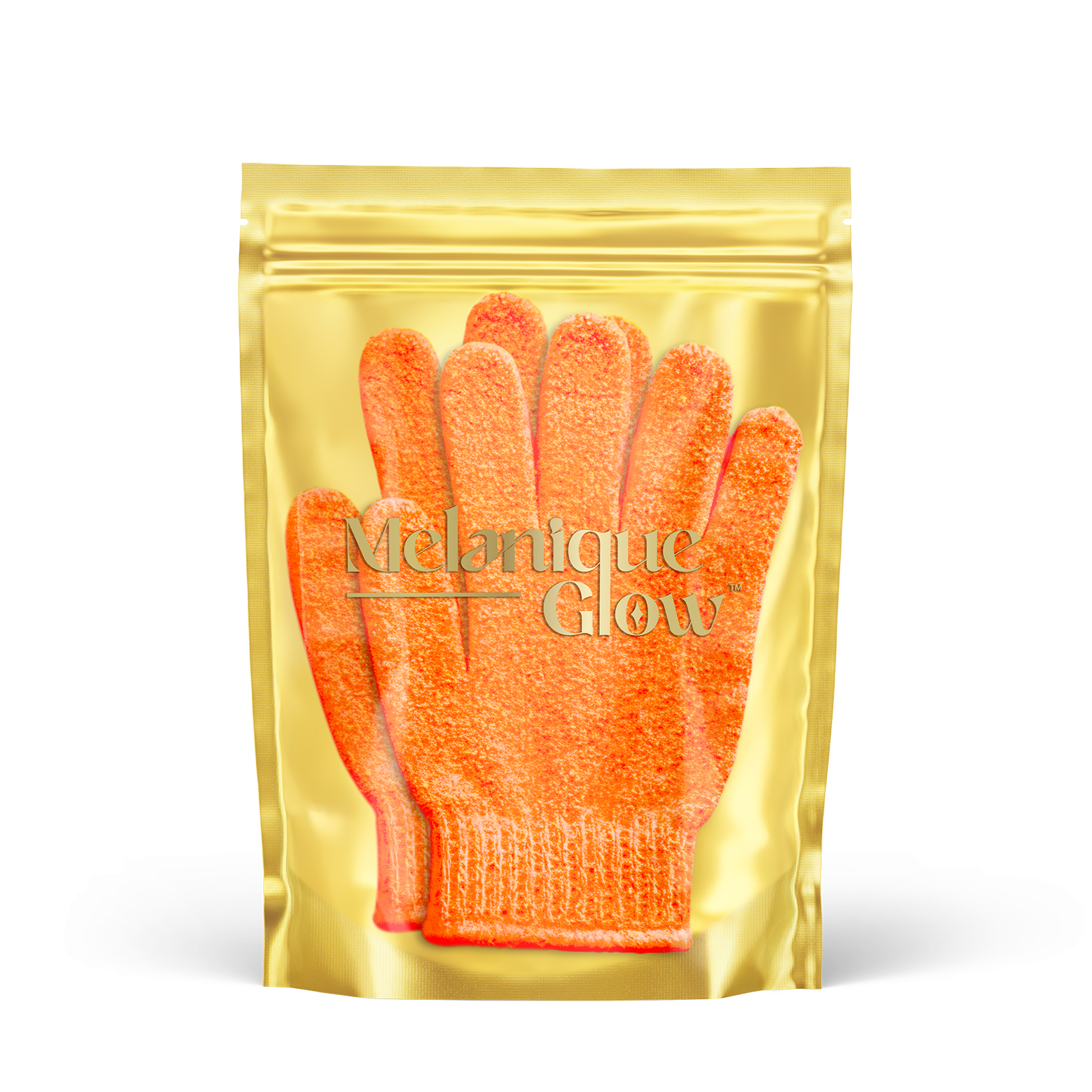 Melanique Glow Exfoliating Shower Gloves