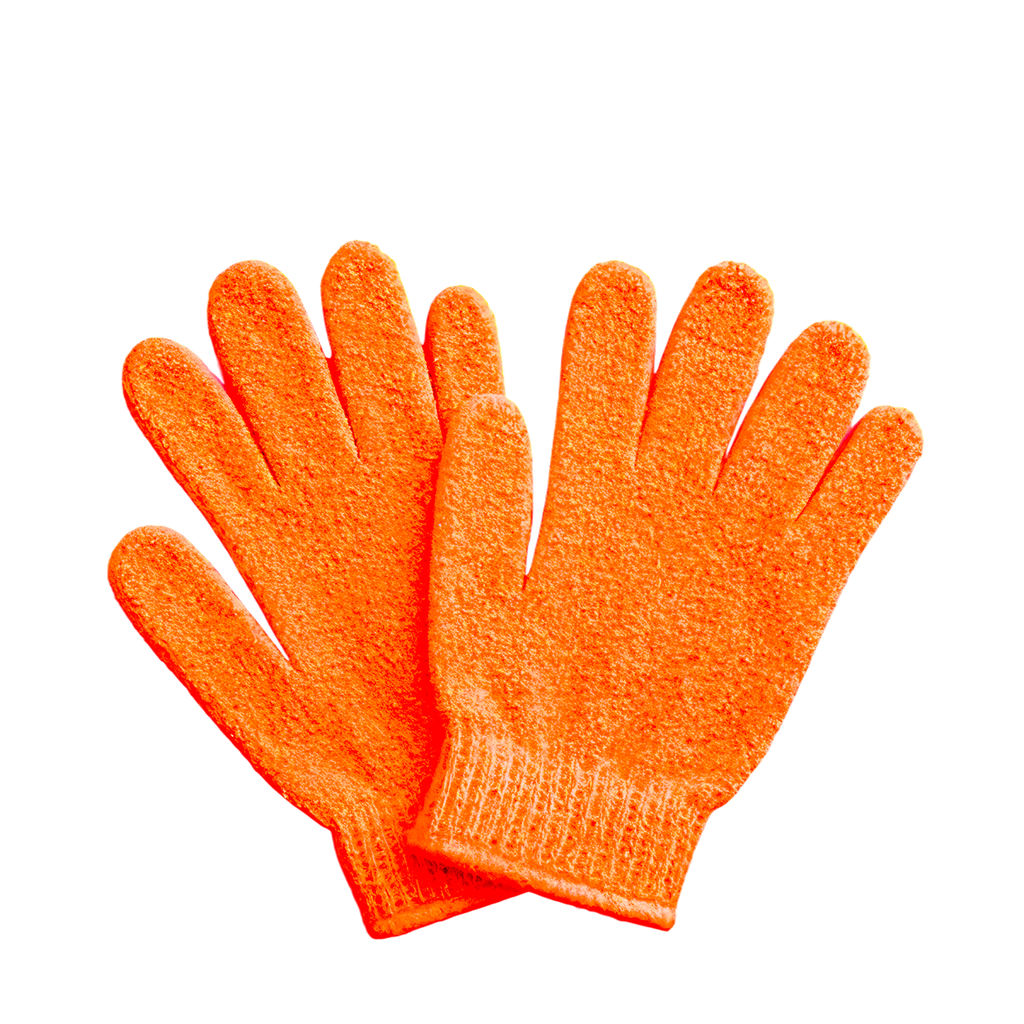 Melanique Glow Exfoliating Shower Gloves