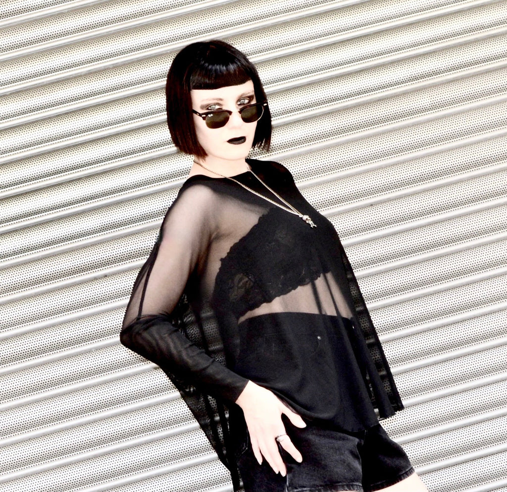 Necessary Evil Circe Mesh Top - UK Size 22 to 24