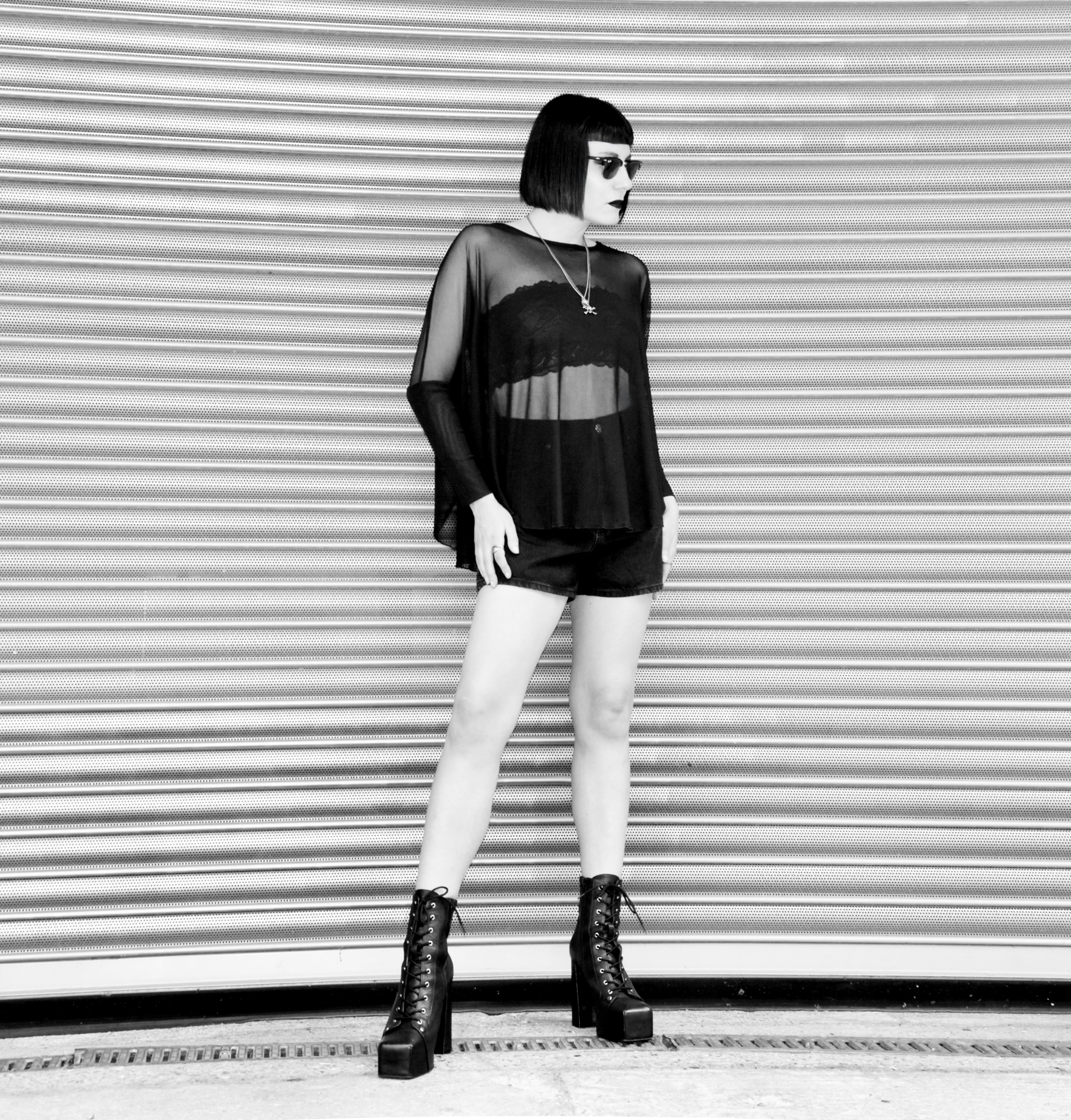 Necessary Evil Circe Mesh Top - UK Size 22 to 24