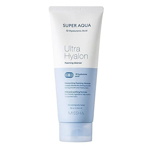 Missha Super Aqua Ultra Hyalron Foaming Cleanser 200ml
