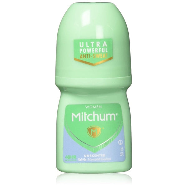 Mitchum 48HR Protection Unscented Roll On 50ml