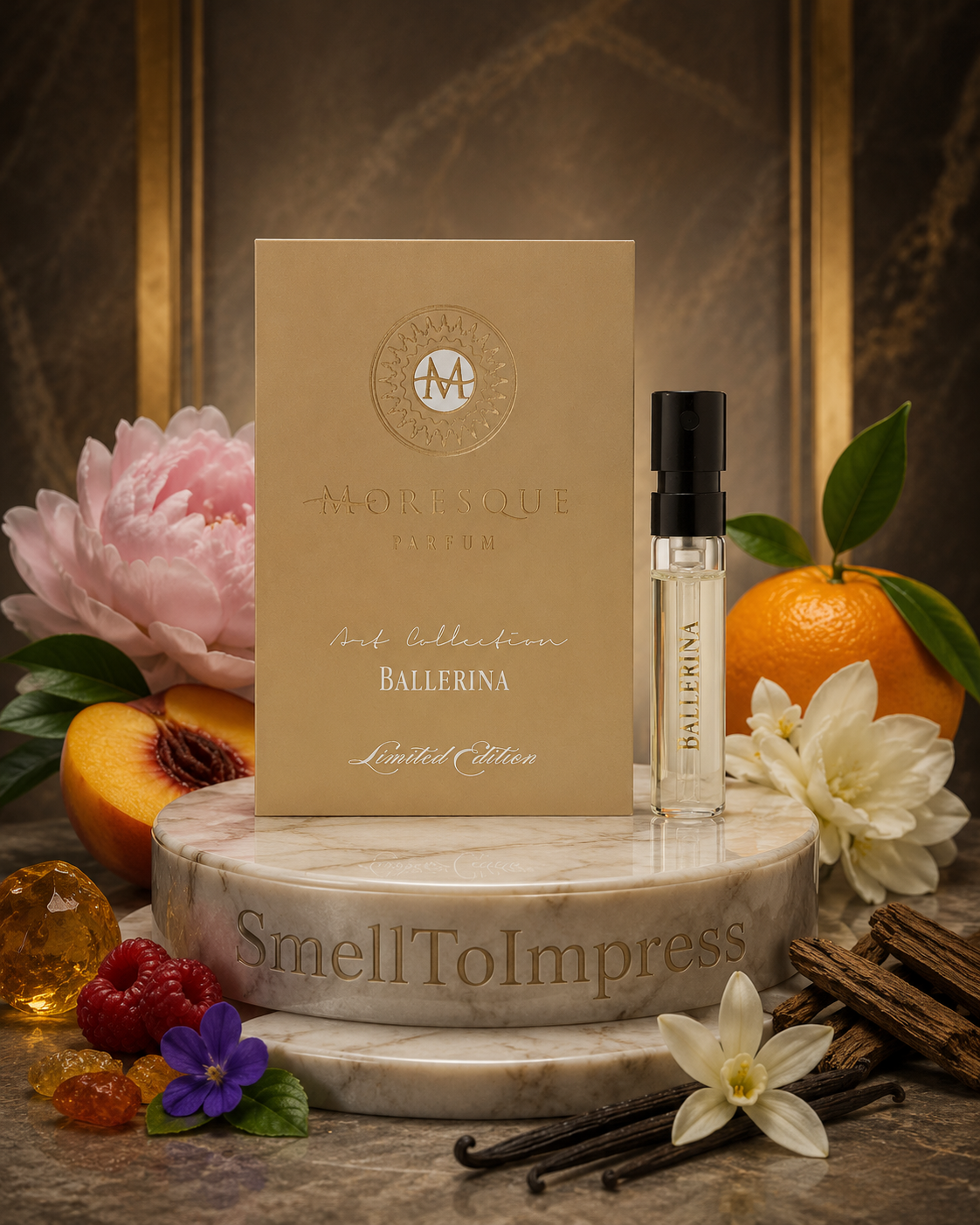 Moresque Ballerina 0.068 OZ 2 ML official perfume sample