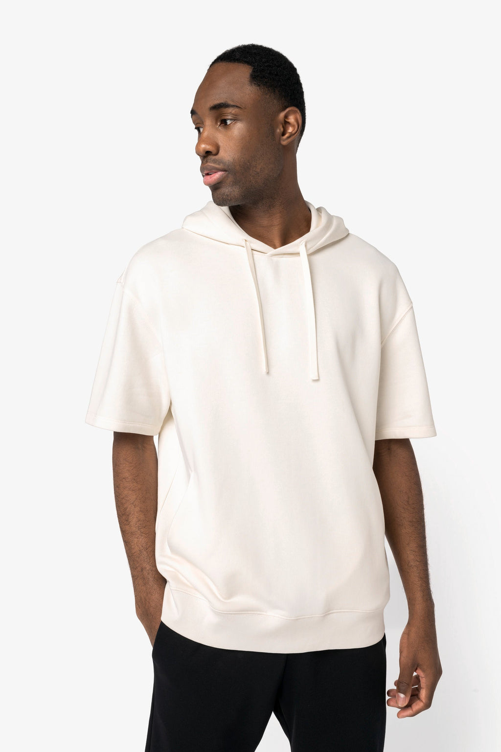 Organic Short Sleeve T-shirt Hoodie
