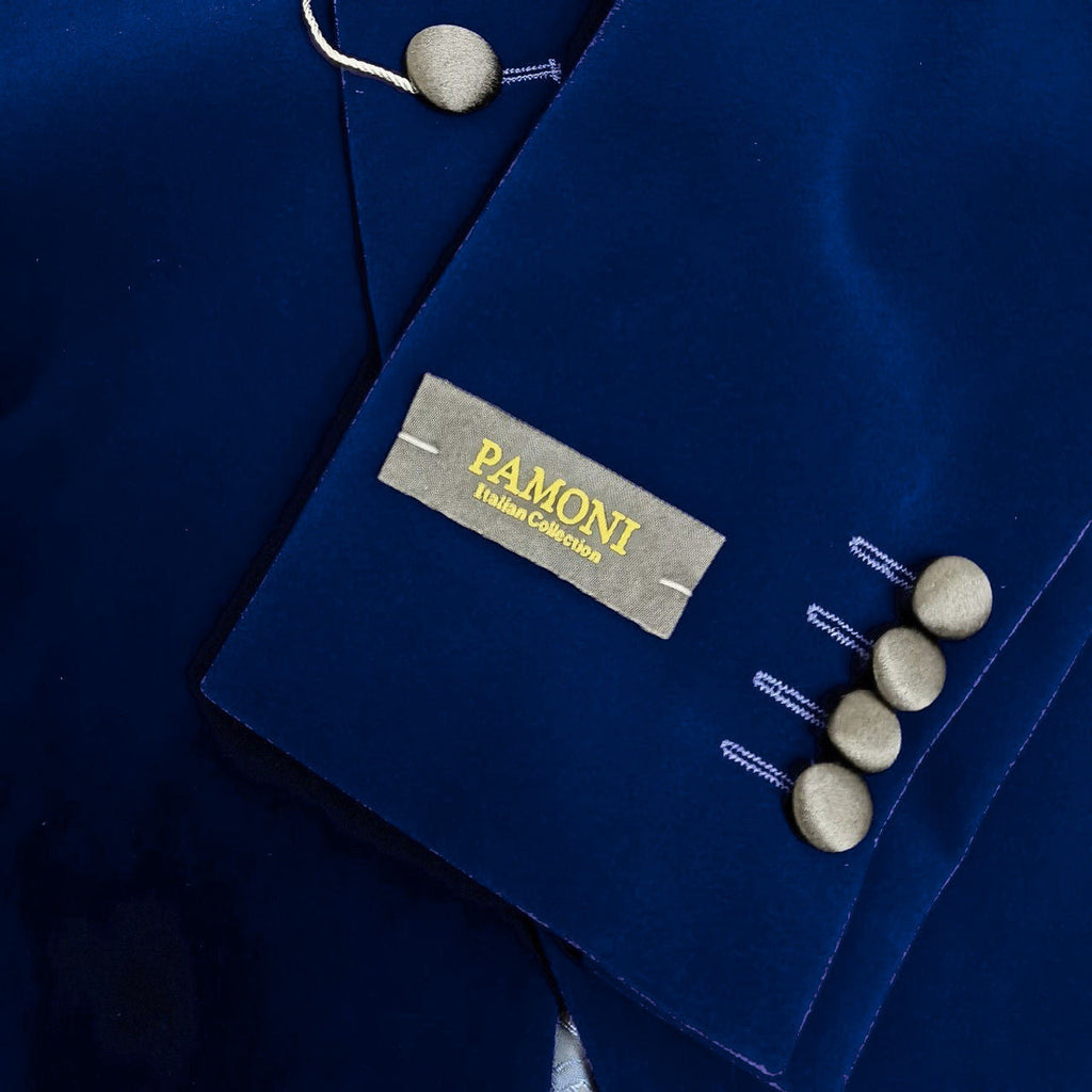 Navy Velvet Dinner Blazer