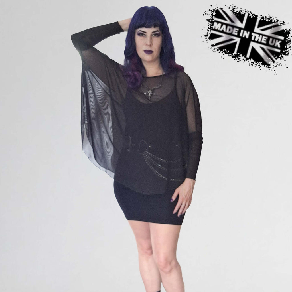 Necessary Evil Circe Mesh Top - UK Size 22 to 24