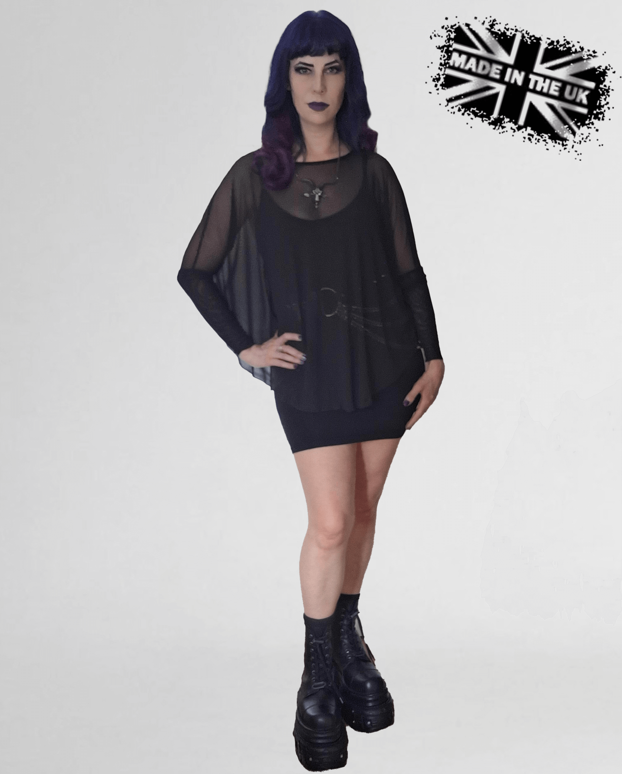 Necessary Evil Circe Mesh Top - UK Size 22 to 24