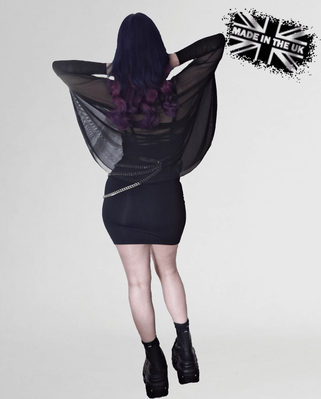 Necessary Evil Circe Mesh Top - UK Size 22 to 24