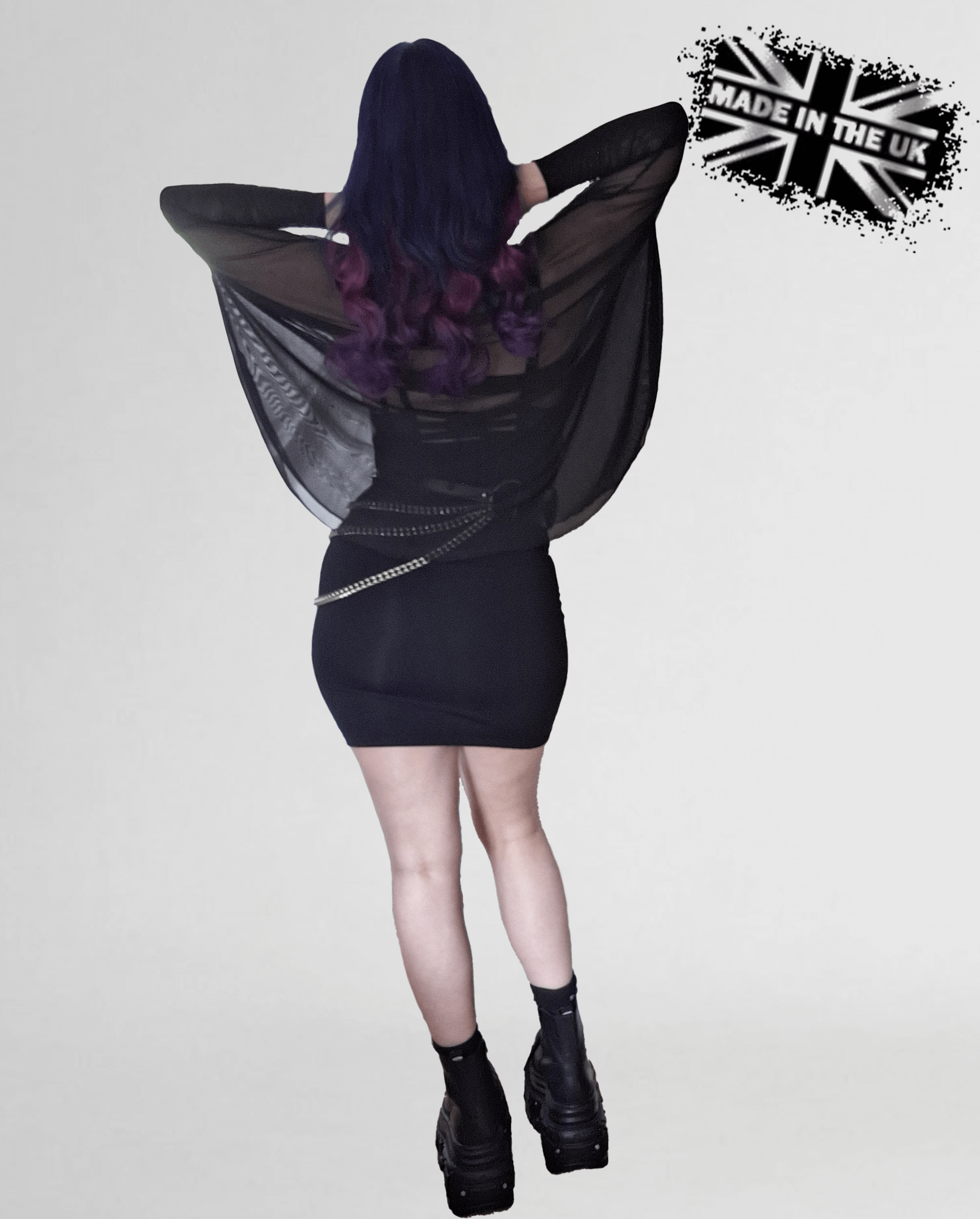 Necessary Evil Circe Mesh Top - UK Size 22 to 24