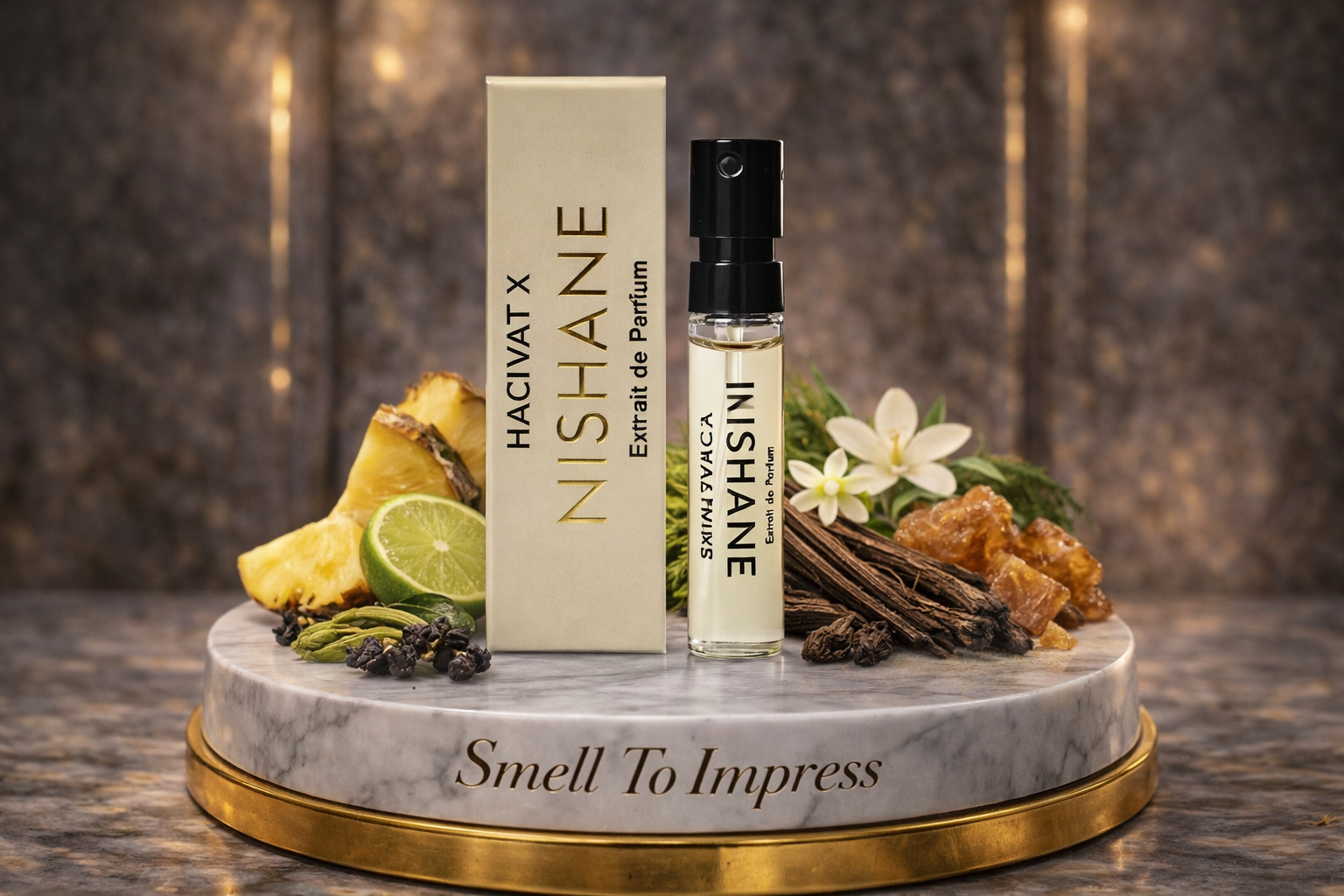 Nishane Hacivat X 2 ML 0.06 fl. oz. official perfume sample