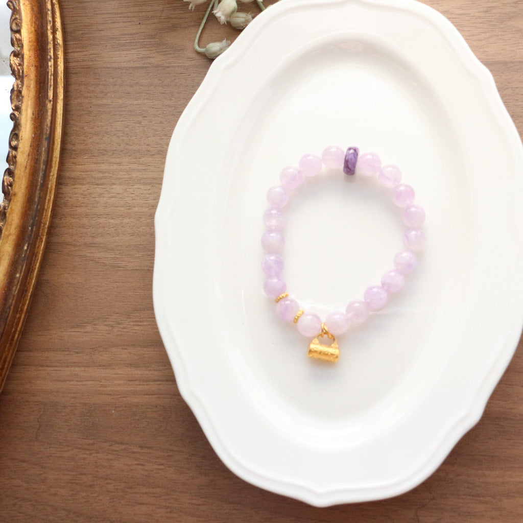 JEKIRA Amethyst Peace Lock Bracelet