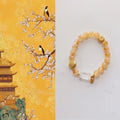 JEKIRA Yellow Quartz & White Crystal Bracelet