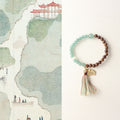 JEKIRA Zen Sandalwood & Green Gemstone Bracelet Set