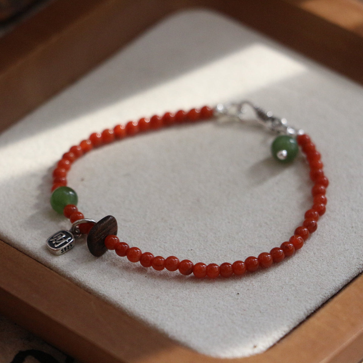 JEKIRA Nanhong & Green Jade Bracelet
