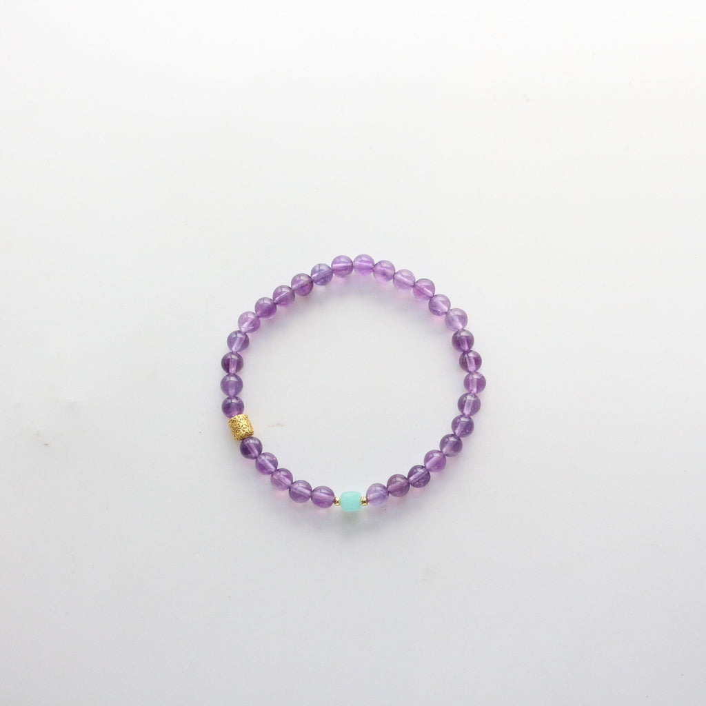 JEKIRA Amethyst & Amazonite Balancing Bracelet