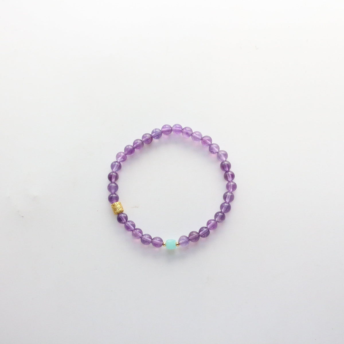 JEKIRA Amethyst & Amazonite Balancing Bracelet