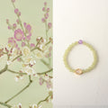 JEKIRA Celadon Quartz Beaded Bracelet with Amethyst & White Hetian Jade