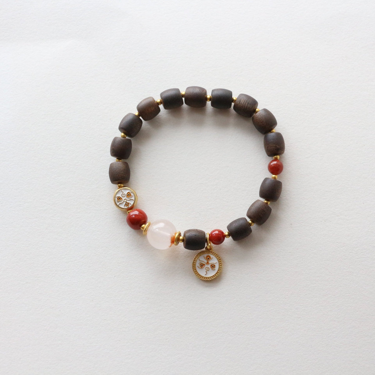 JEKIRA Kyara Wood & Nanhong Delicate Bracelet Duo