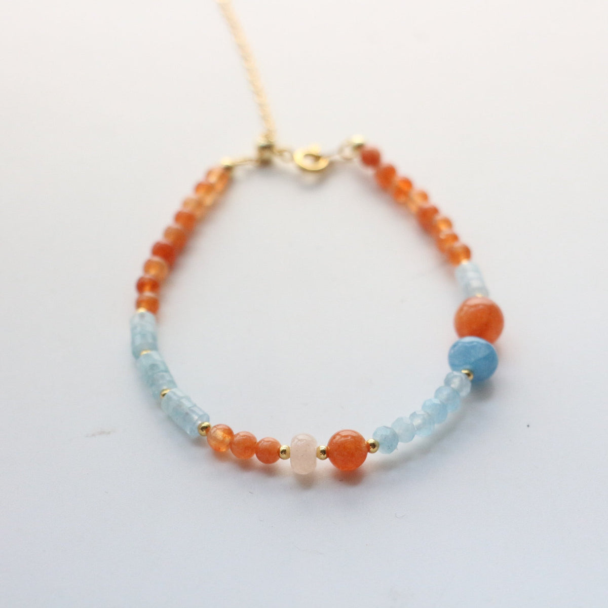 JEKIRA Candy Color Carnelian Bracelet Set