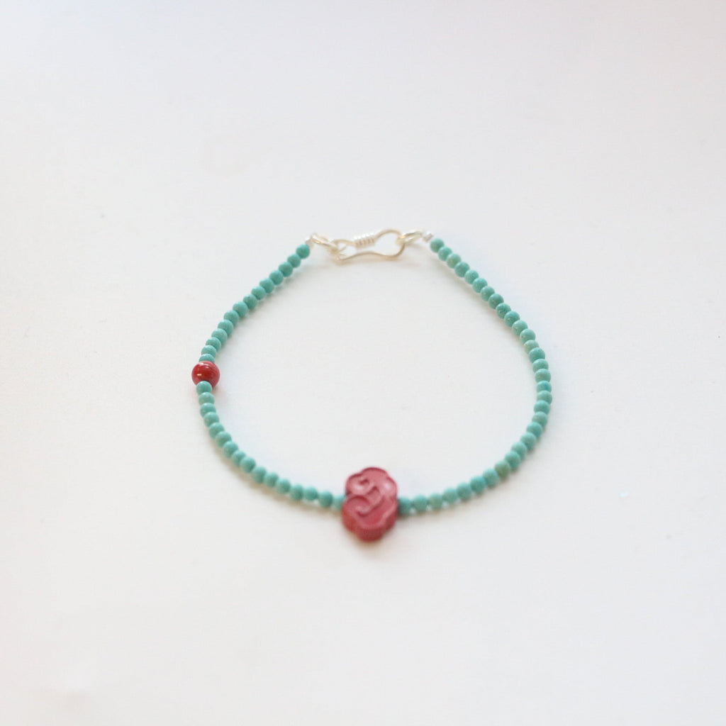 JEKIRA Turquoise & Imperial Cinnabar Cloud Bracelet