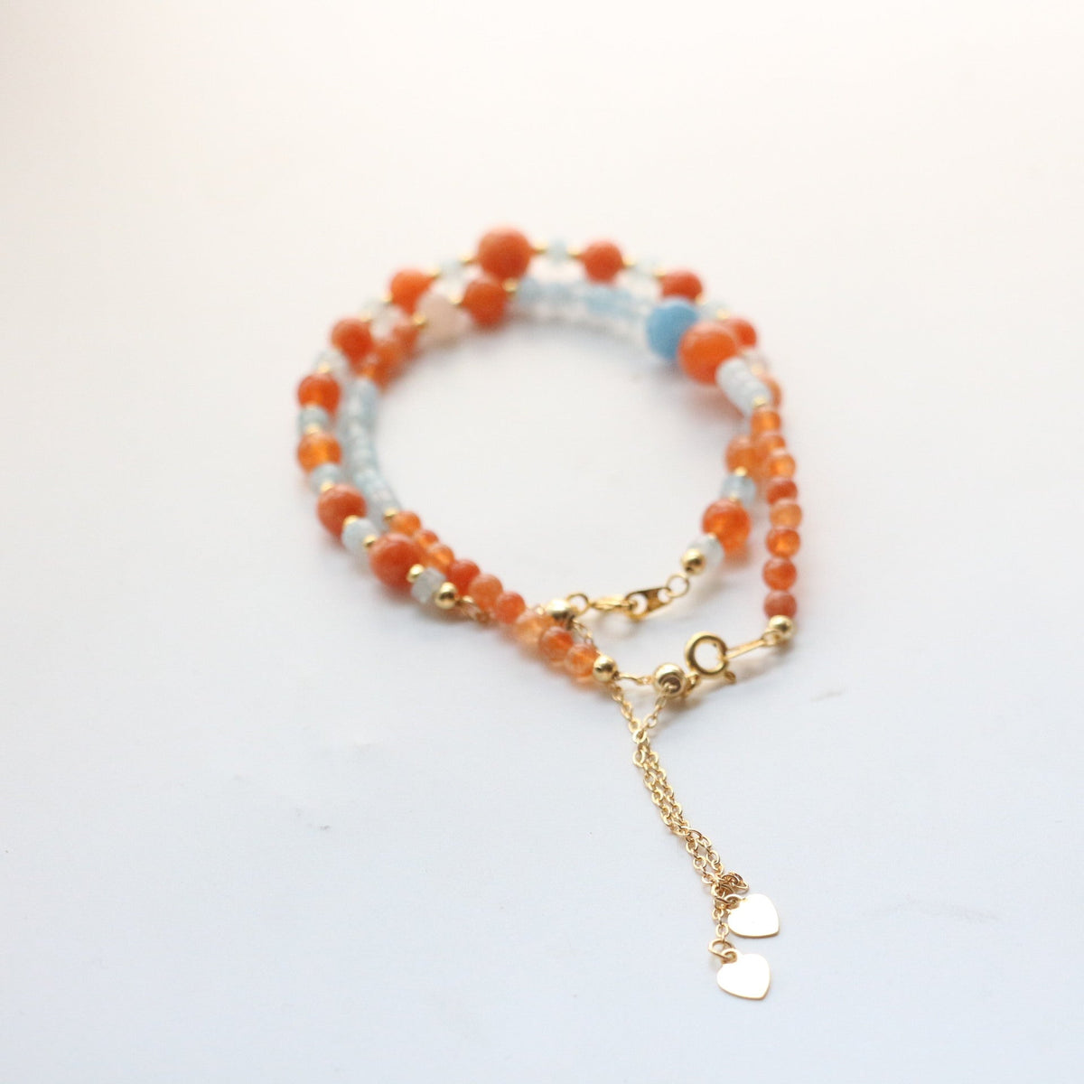 JEKIRA Candy Color Carnelian Bracelet Set