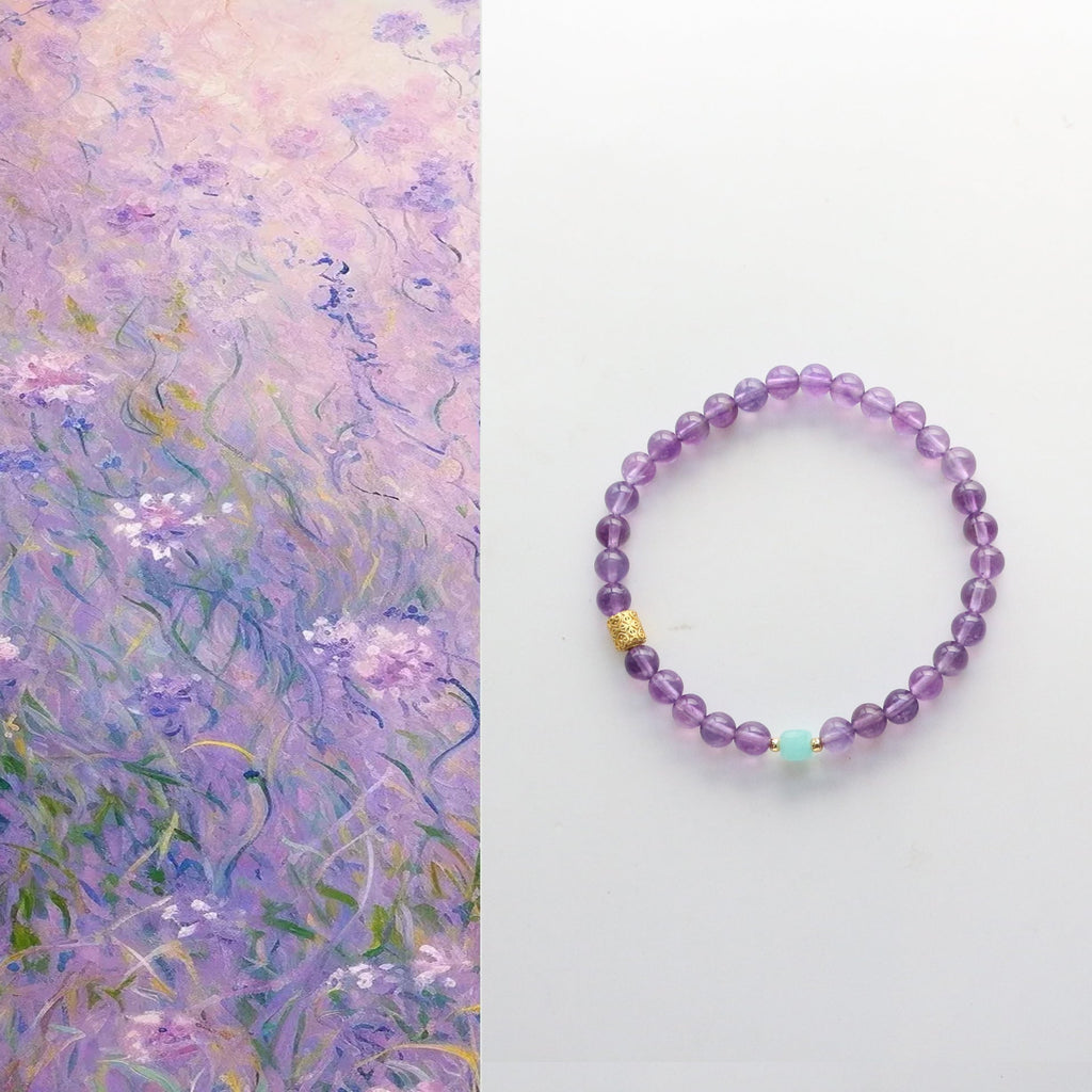JEKIRA Amethyst & Amazonite Balancing Bracelet