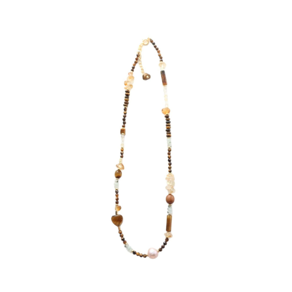 Jekira Summer Couple’s Tiger Eye Necklace Set