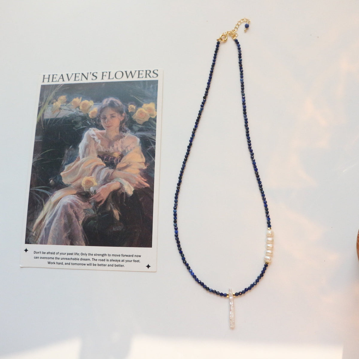 JEKIRA Lapis Lazuli & Baroque Pearl Jewelry Set