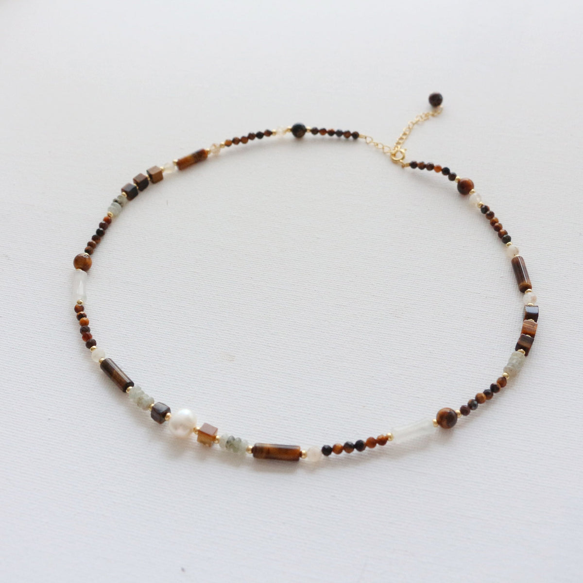 Jekira Maillard Tiger’s Eye & Citrine Jewelry Set