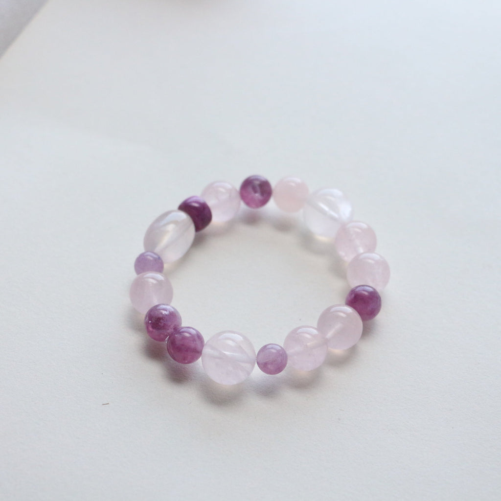 Jekira Amethyst & Rose Quartz Healing Bracelet