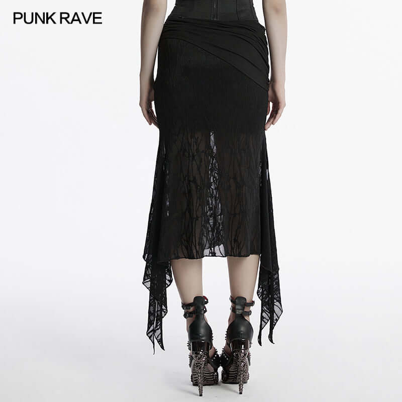 Punk Rave Arti Fishtail Skirt - Size UK 22 Left Only!