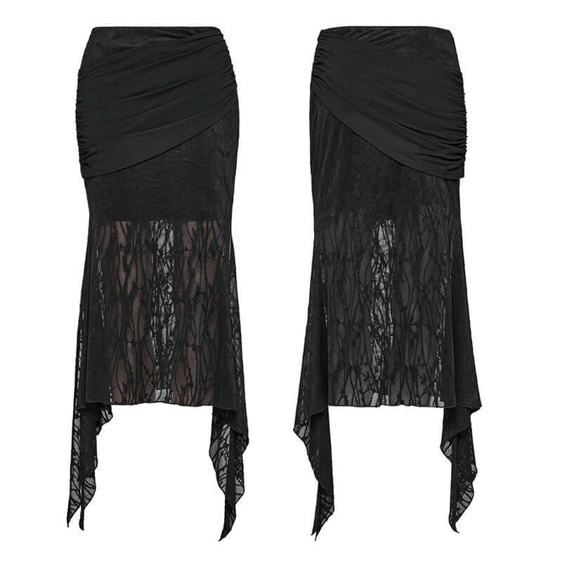 Punk Rave Arti Fishtail Skirt - Size UK 22 Left Only!