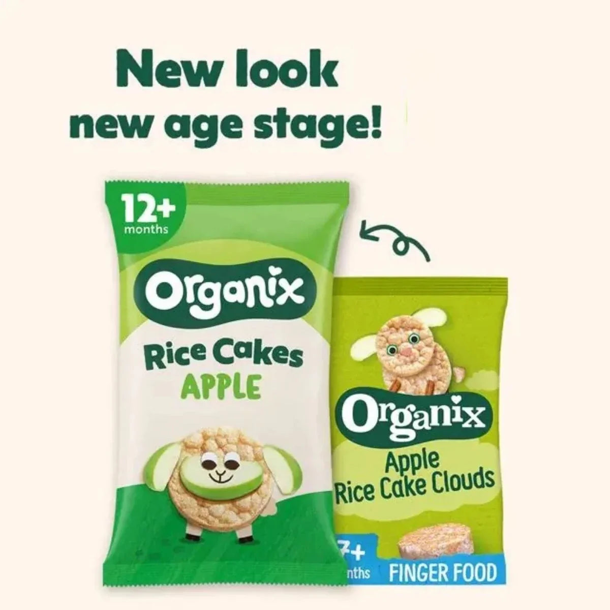 Organix Apple Rice Cakes 12+ months 40g