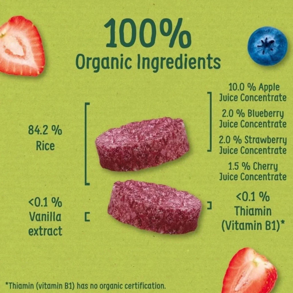 Organix Summer Fruits Rice Cakes 12+ months 40g