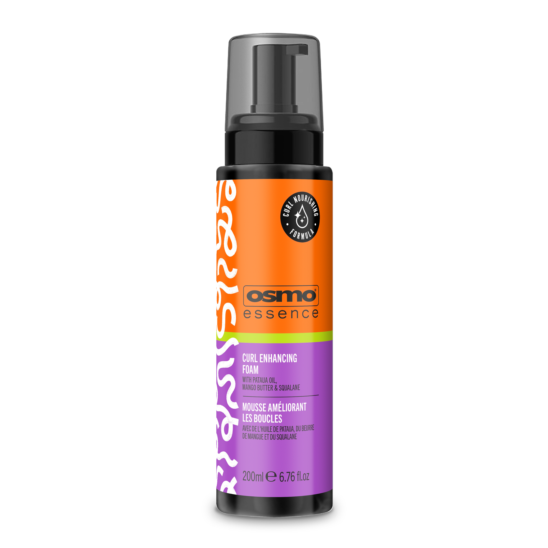 OSMO Essence Curl Enhancing Foam for Defined, Bouncy Curls 200ml/6.76 oz