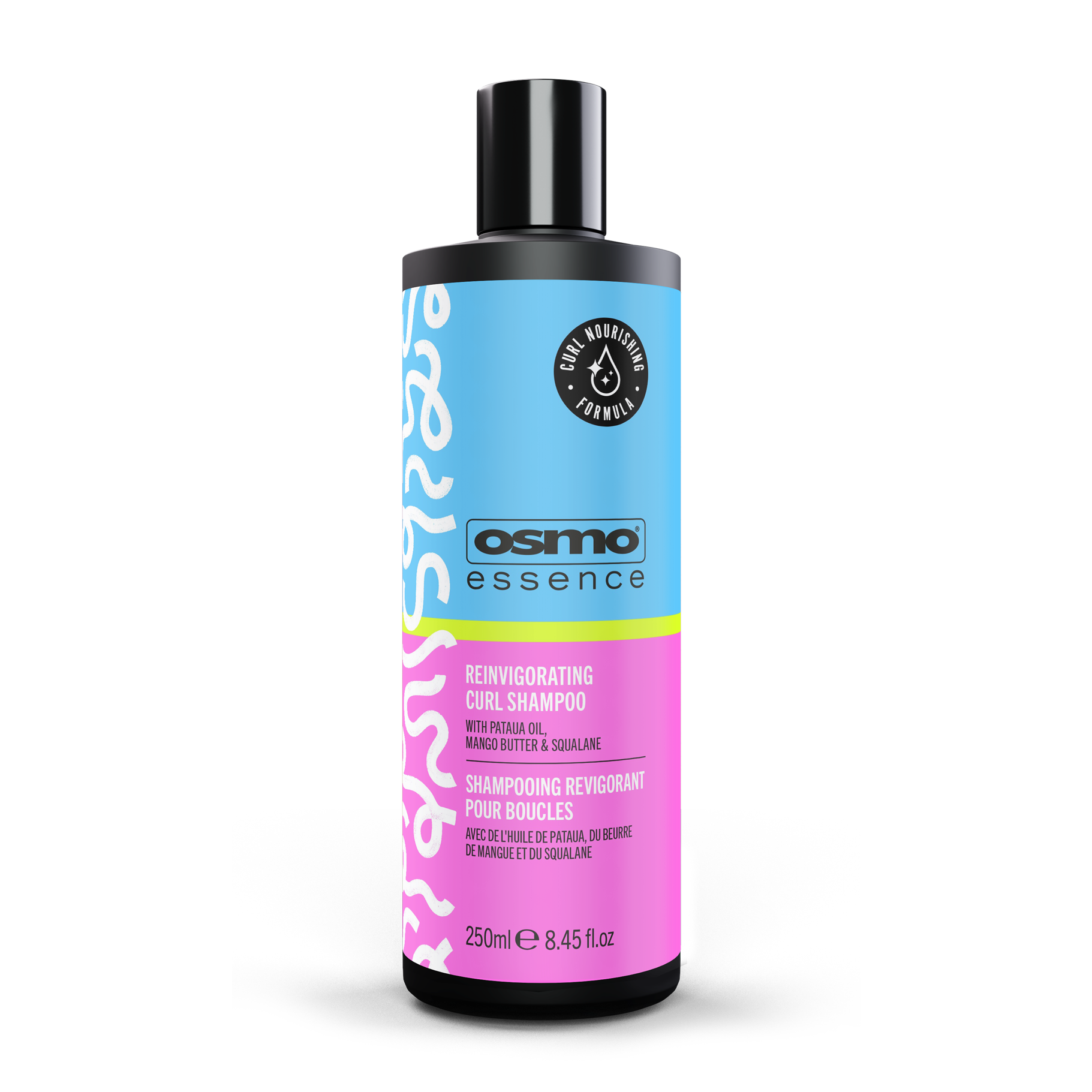 OSMO Essence Reinvigorating Curl Shampoo Defines & Hydrates Curls for Curly & Wavy Hair 250ml/8.45 fl. oz.